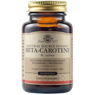 Solgar | Sursă naturală de beta-caroten oceanic | 60softgels