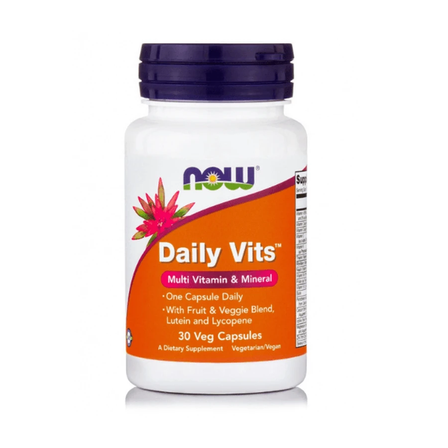 Now | Daily Vitamins Multi | Suplement multiwitaminowy | Vegeterian 30 kaps.: ceny i cechy