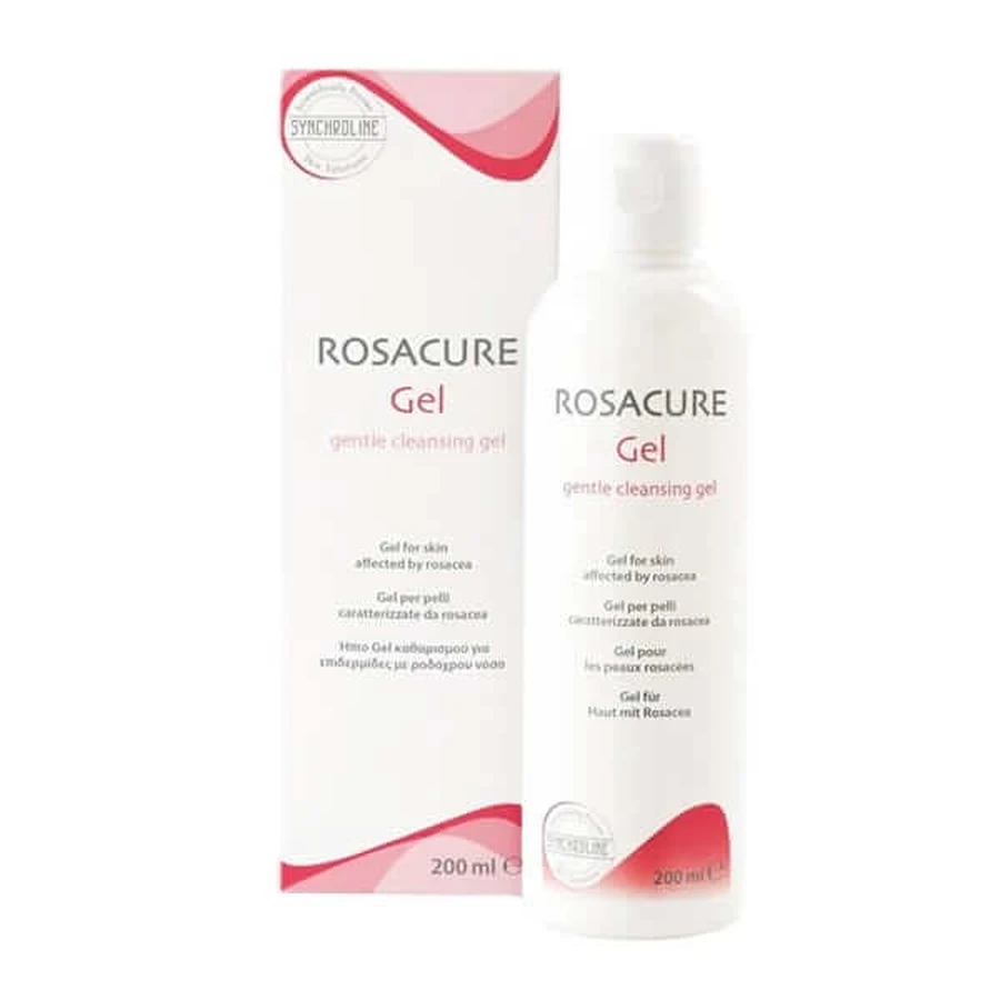 Synchroline | Rosacure Gentle Cleansing Gel Gesichtsreinigungsgel Geeignet für Haut mit Falten | 200ml