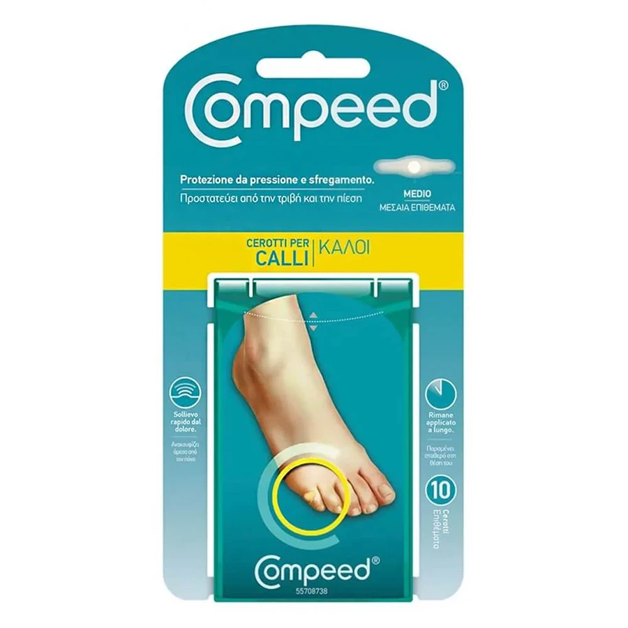 Compeed | Likdoorns Medium Pads voor Eelt | 10st