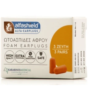 Alfashield | Tapones de espuma | 3 Pares