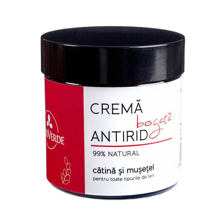 Crema ricca antirughe, 60 ml, Trio Verde