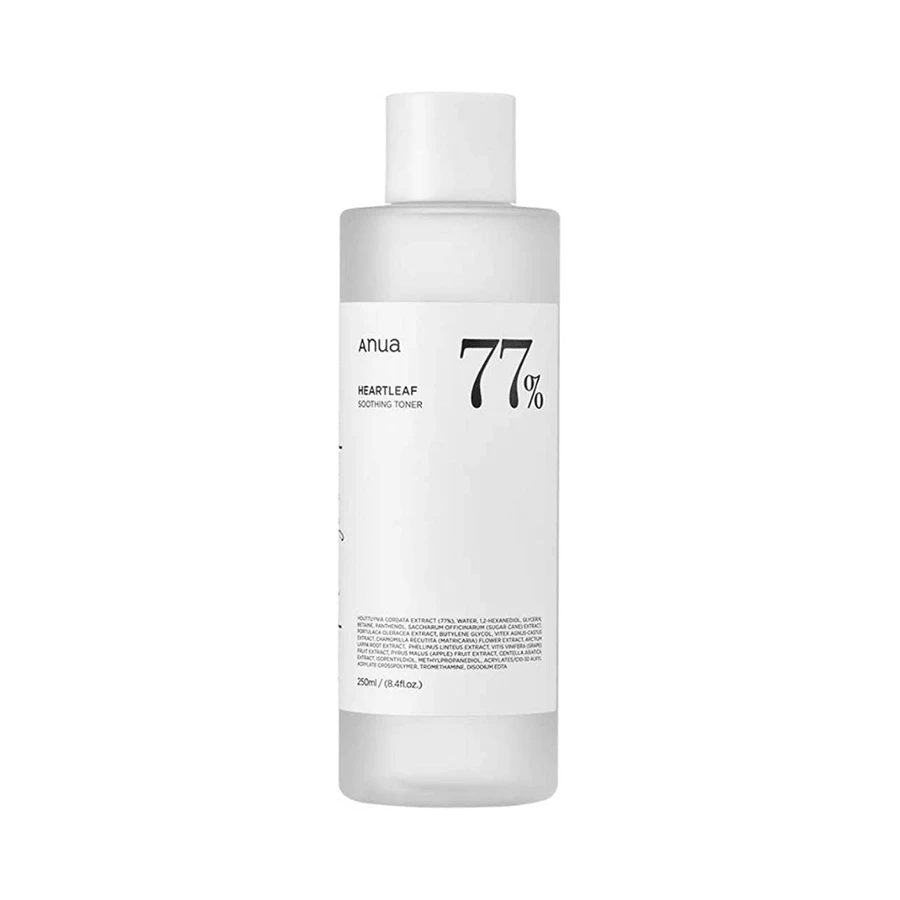 Anua | Heartleaf 77% Beruhigendes Gesichtswasser | Feuchtigkeitsspendendes & feuchtigkeitsspendendes Gesichtswasser Beruhigendes Gesichtswasser | 500ml