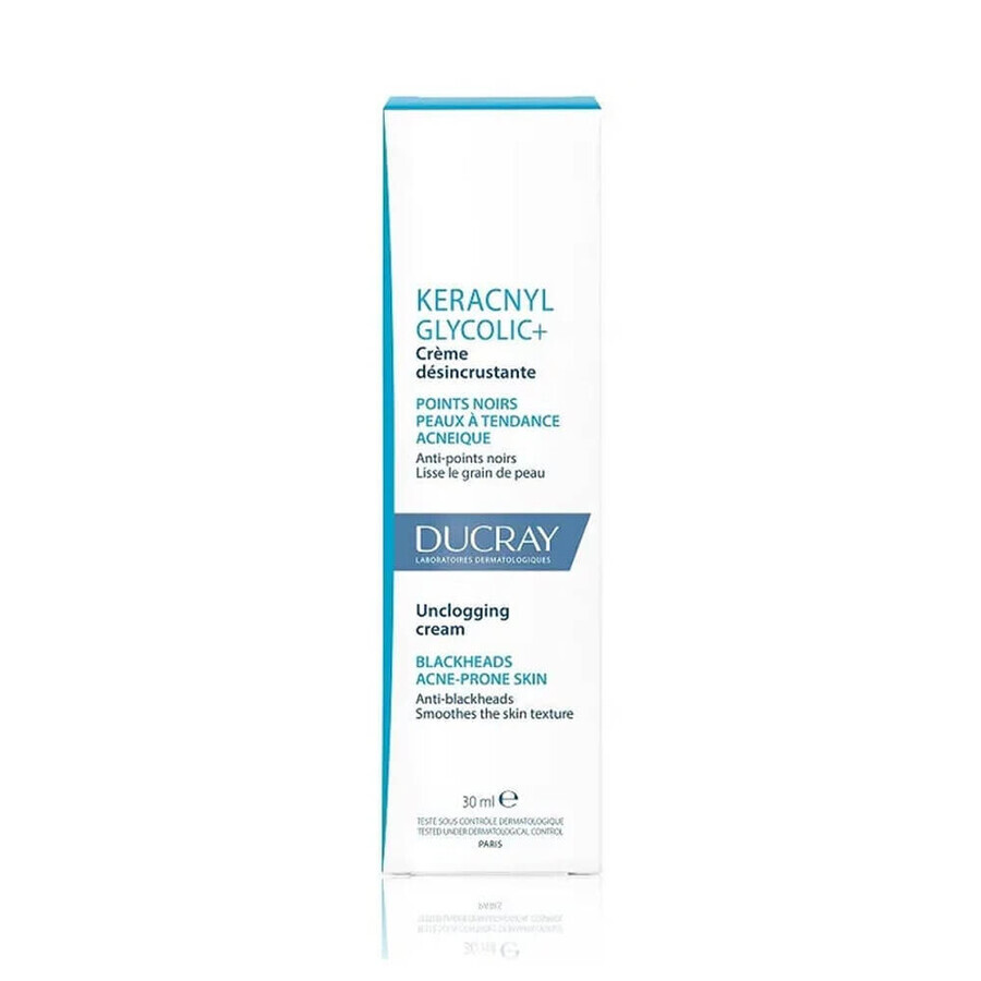 Crème apaisante anti-imperfections pour les peaux à tendance acnéique Keracnyl Control, 30 ml, Ducray