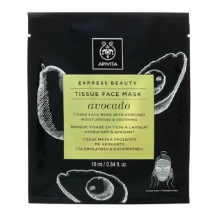 Apivita | Tissue Face Mask Avocado für feuchtigkeitsspendende & hydratisierende Beruhigung | 10ml