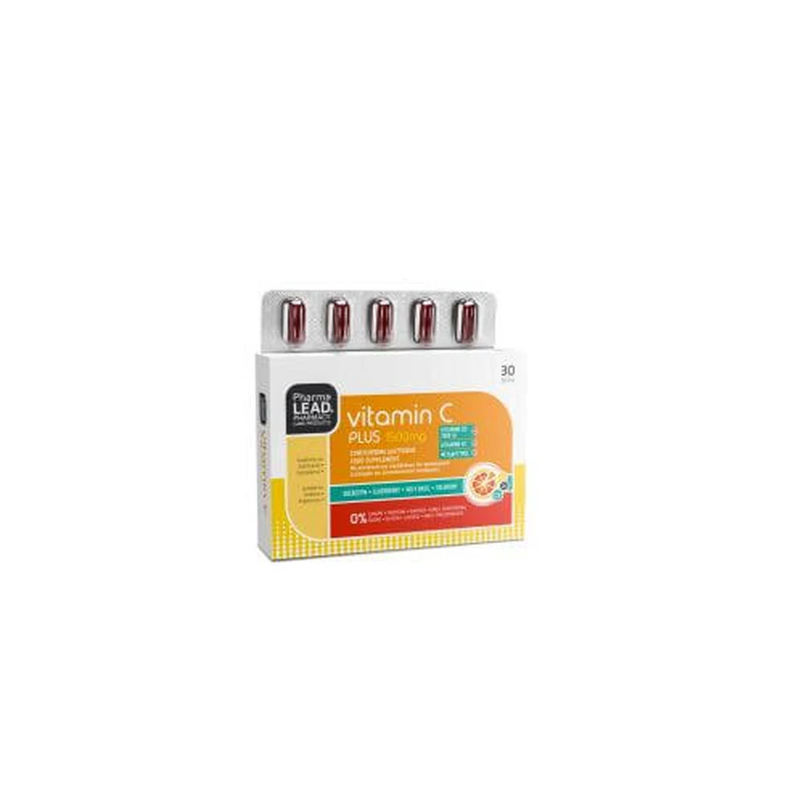 Pharmalead | Witamina C Plus 1500mg Suplement diety 30tabletek z kompleksem witamin dla wsparcia układu odpornościowego | 30 tabletek: ceny i cechy
