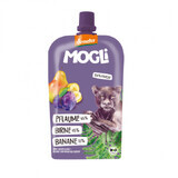 Eco puree from plums, pears and bananas, 120 g, Mogli