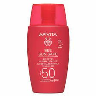 Apivita | Bee Sun Safe Dry Touch Invisible Face Fluid | Delicate Sun Safe Dry Touch Invisible Face Fluid | SPF50 Zonnebrandcrème Gezichtscrème | 50ml