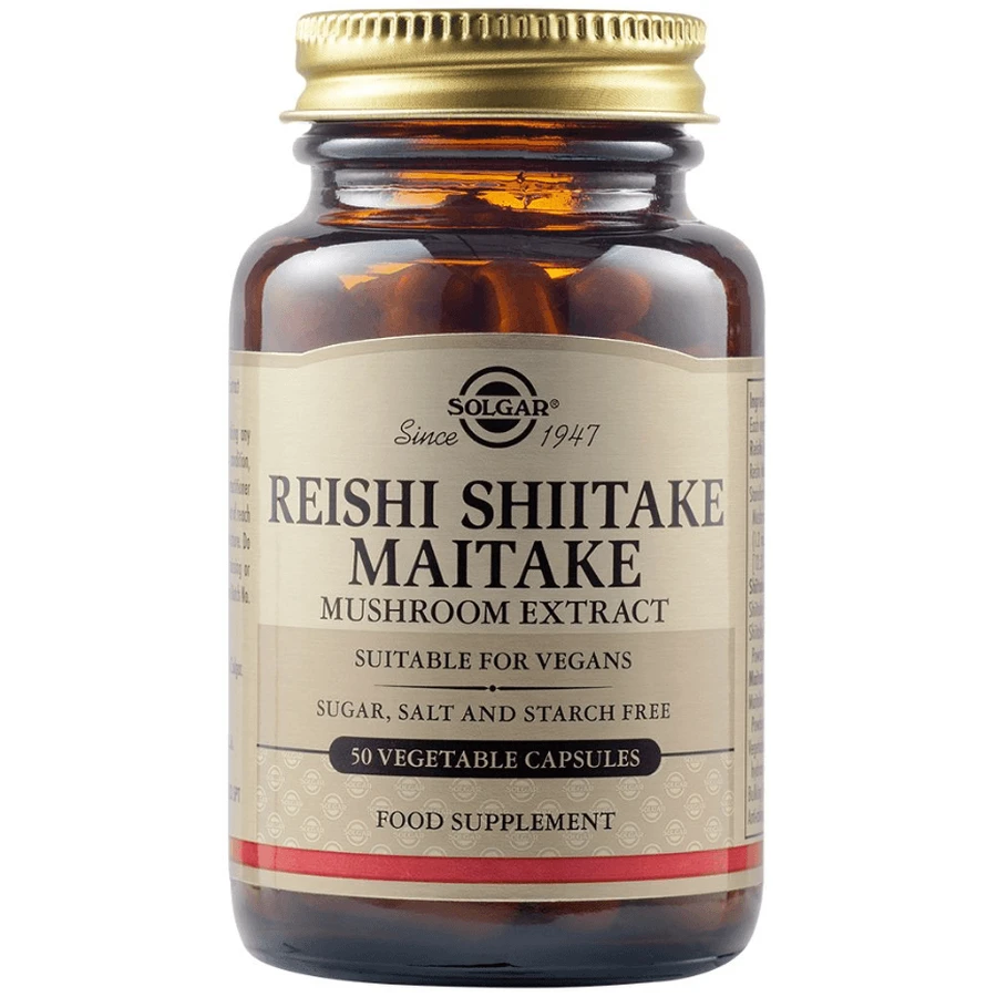 Solgar | Reishi Shiitake Maitake Mushroom Extract | 50veg.caps