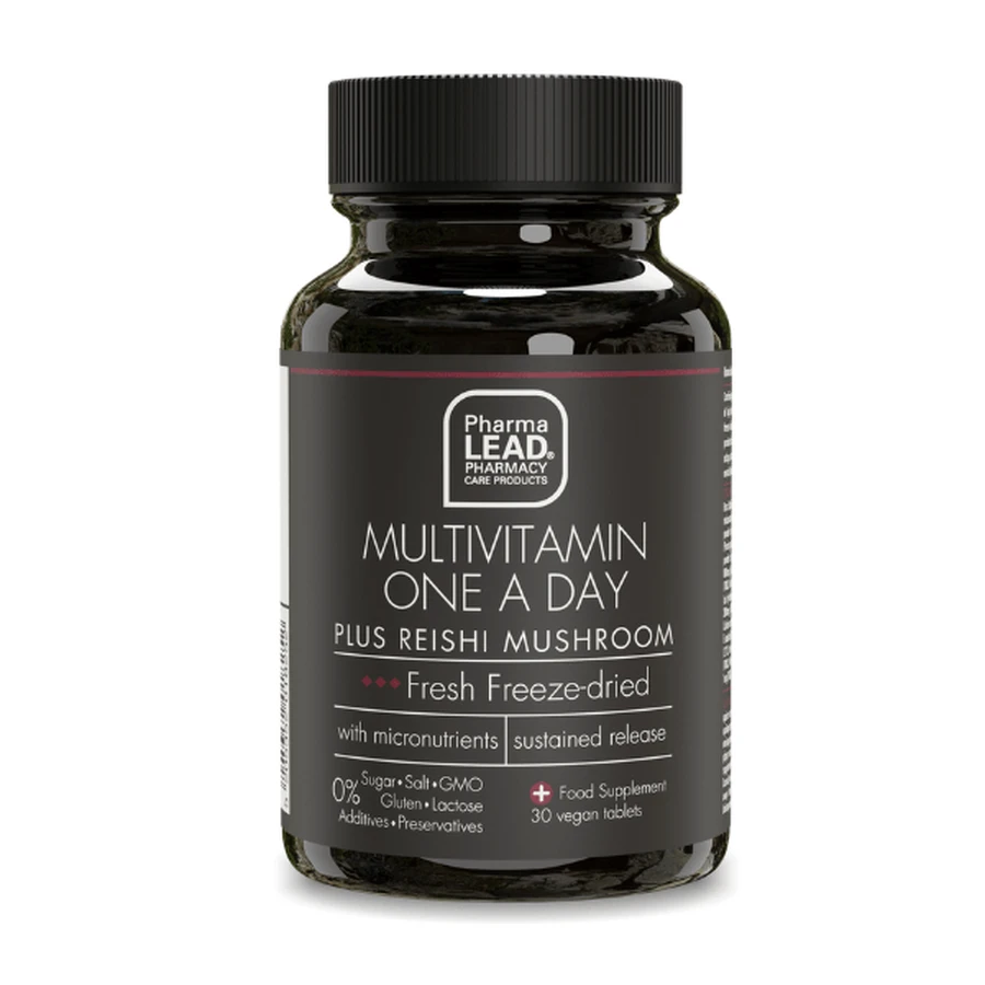Pharmalead | Multivitamin One A Day Plus Reishi Mushroom | 30veg.tabs