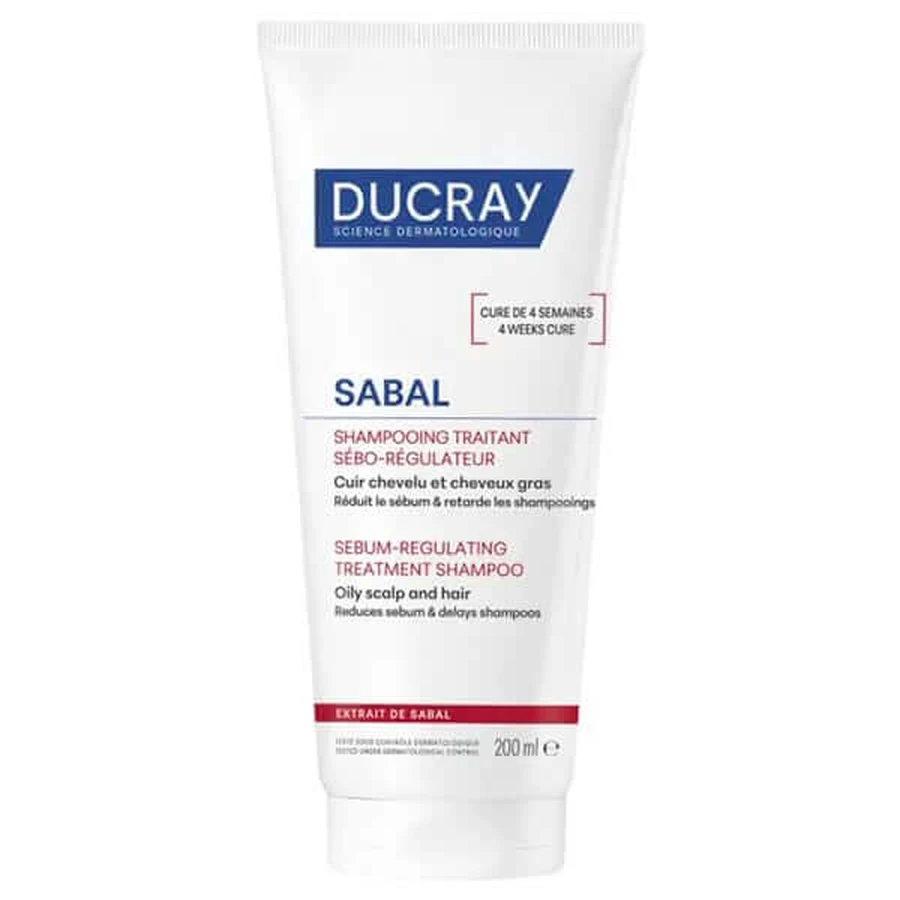 Ducray | Sabal Shampooing traitant pour cheveux gras | 200ml
