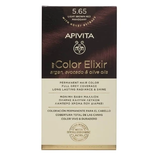 Apivita | My Color Elixir Tinte Permanente No 5.65 Castaño Claro Rojo Maoni | 50ml