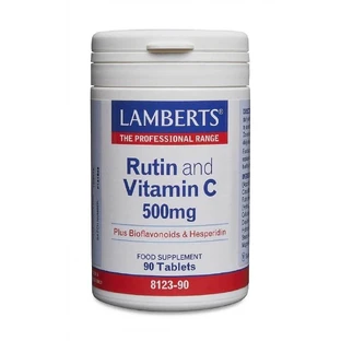 Lamberts | Rutin und Vitamin C 500 mg plus Bioflavonoide | 90 Tabs