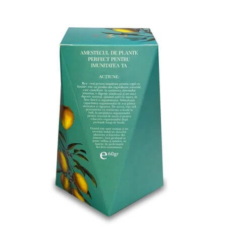 Lemon tea for children's immunity, 60 g, Rya Vita