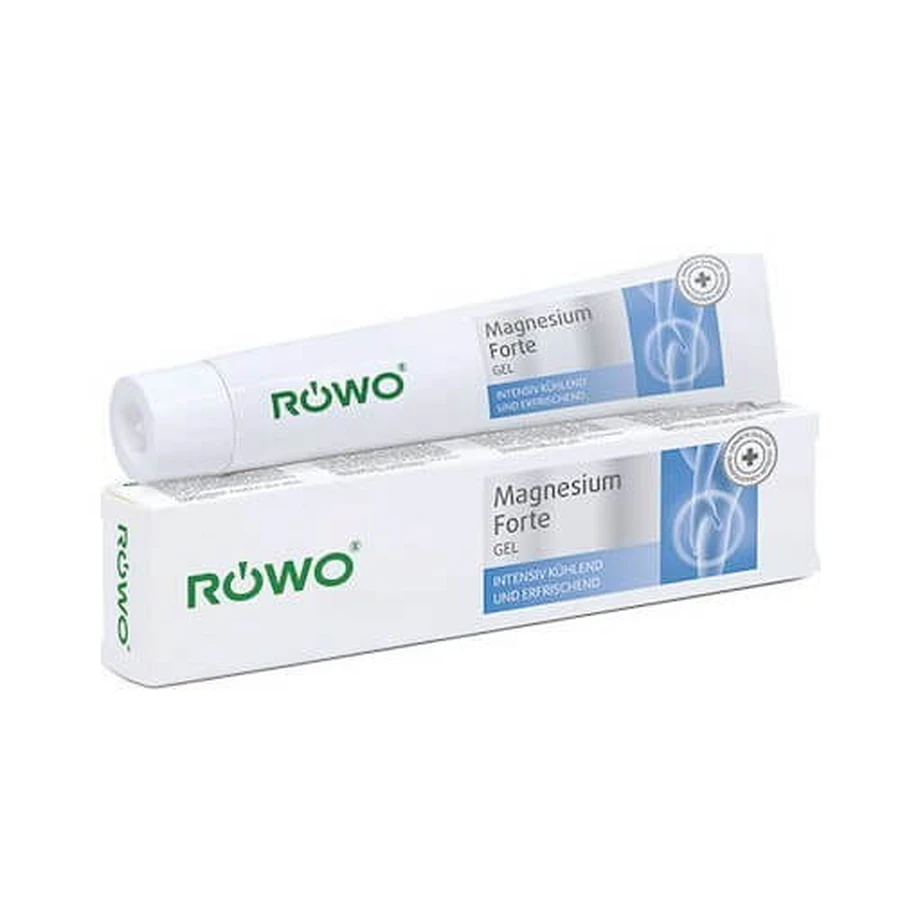 ROWO Magnesium Forte Gel pour soulager les spasmes musculaires et les crampes 50ml