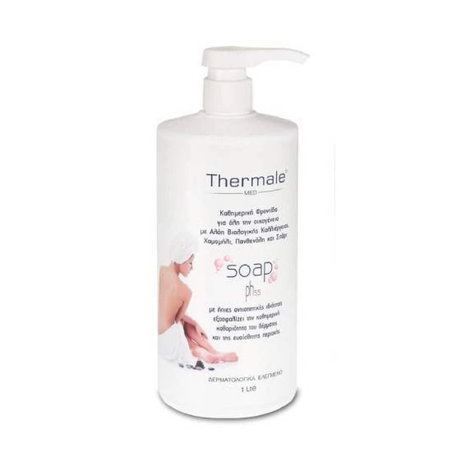 THERMALE MED Sapun pH 5.5 Curatator lichid pentru corp si zone sensibile 1000ml