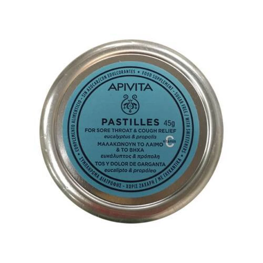 APIVITA Pastilles with Eucalyptus & Propolis 45gr
