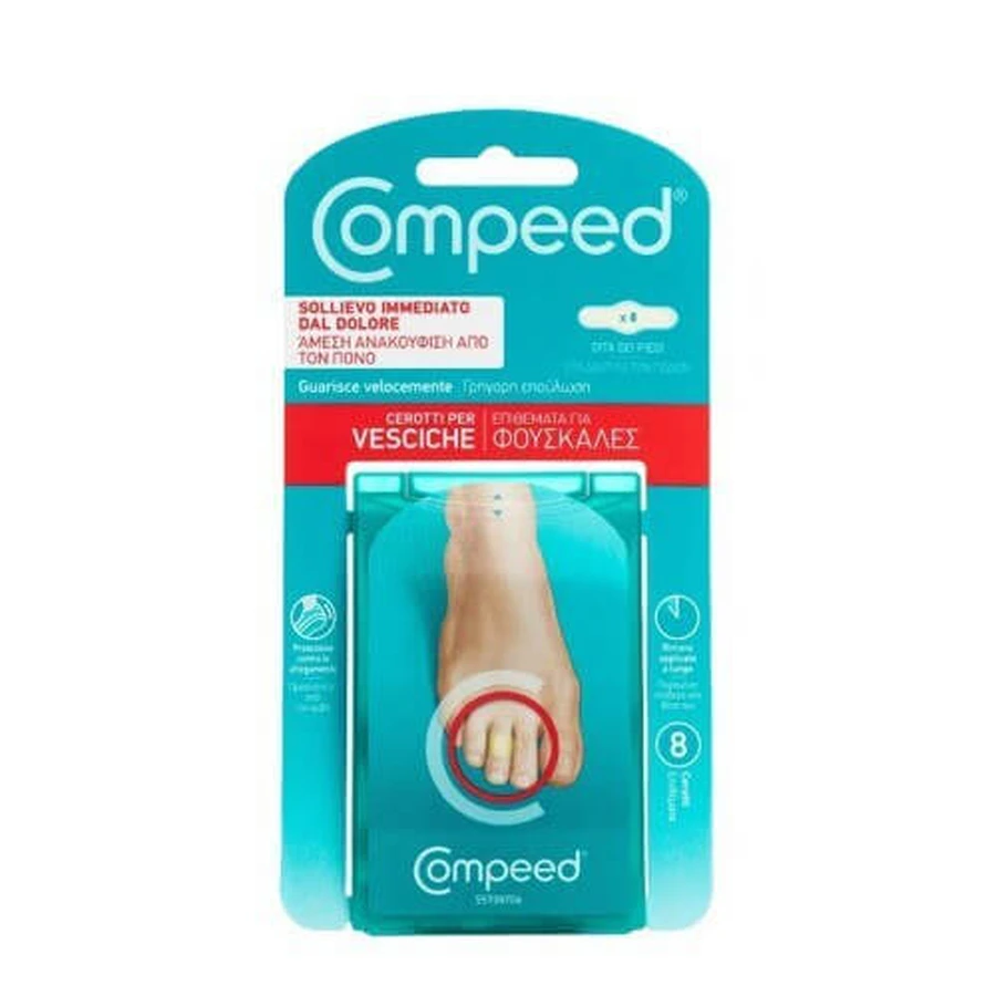 COMPEED Pads für Blasen an den Zehen 8 Stück.