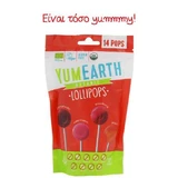 YUMEARTH Organic Lollipops Organic Fruit Lollipops 14 pcs.