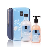 LAVISH CARE XMAS Promo Winter Wonderland Body Wash, 500ml, Glitter Body Milk, 300ml & Geschenkbox, 1Stück, 1 Set