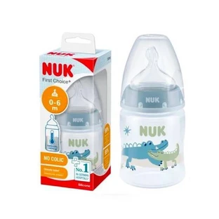 NUK First Choice Plus Kunststoff-Flasche mit Silikonsauger 150ml 0-6m 1 St.