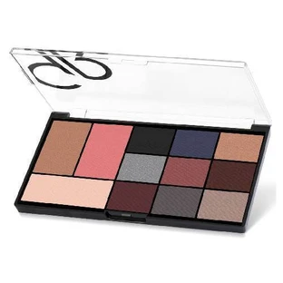 GOLDEN ROSE City Style Palette per viso e occhi n.02 - Smokey 23,9gr