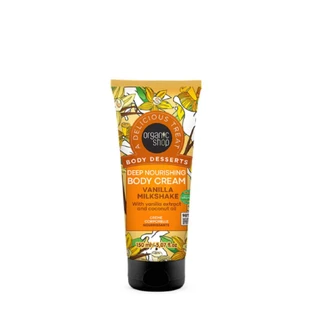 ORGANIC SHOP Body Desserts Vanille Milkshake Voedende Bodycrème Vanille Milkshake 150ml