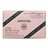 APIVITA Natural Soap with Rose & Black Pepper for Face & Body 125g