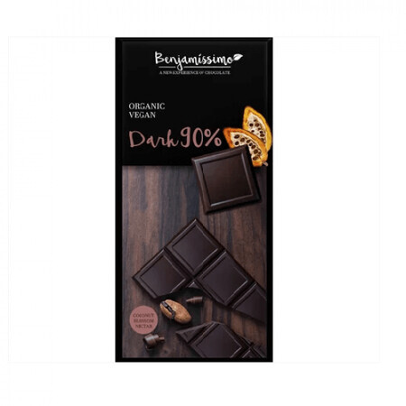 Chocolat noir bio, 70g, Benjamissimo
