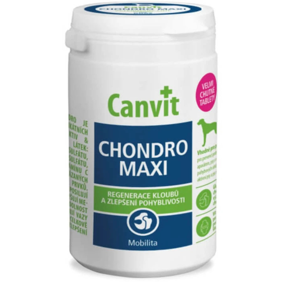 Suplement diety dla psów Canvit Chondro Maxi 230 gr: ceny i cechy