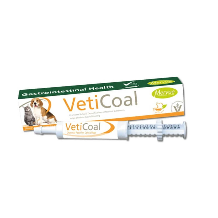 Aktivkohlepaste, VETICOAL 60 ml