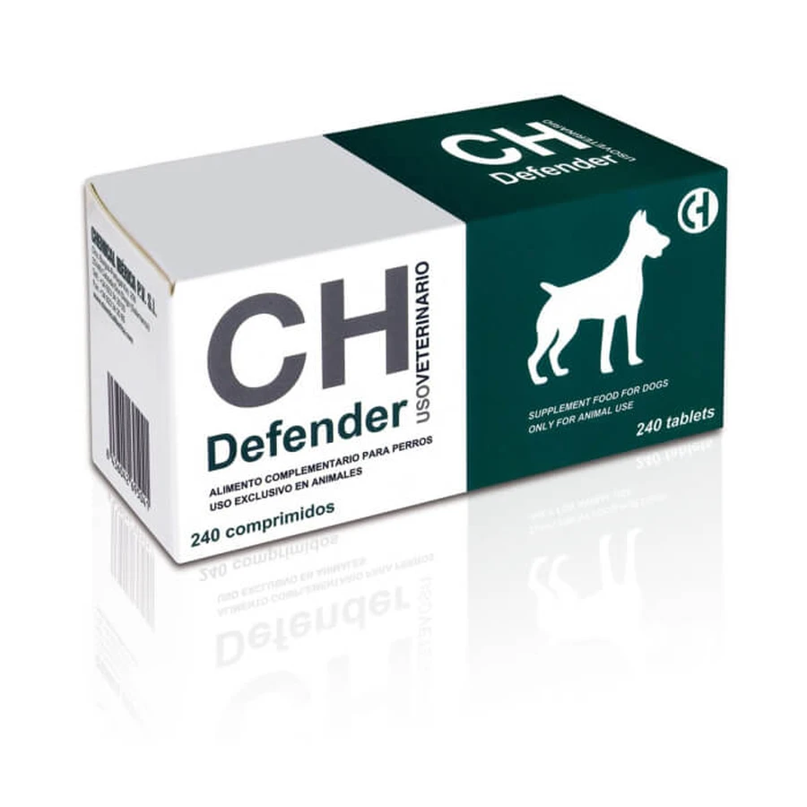CH DEFENDER tablete cu efect antidiareic pentru caini 240 tbl