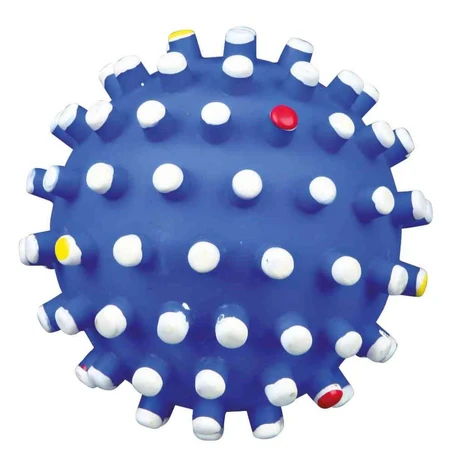Trixie, hedgehog hedgehog ball toy, with sound, vinyl, 10cm, multicolor