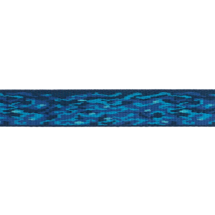 RUFFWEAR Flat Out Oceanic Distortion, regulowana obroża dla psa, niebieska, S(28-36 x 2cm): ceny i cechy