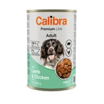 CALIBRA Premium Line, XS-XL, jagnięcina i kurczak, mokra karma w puszce dla psów, (w sosie), 1240g: ceny i cechy