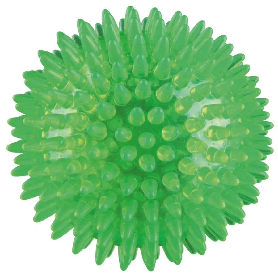 TRIXIE, pływająca piłka jeż dla psów, guma termoplastyczna, 8 cm, wielokolorowa: ceny i cechy