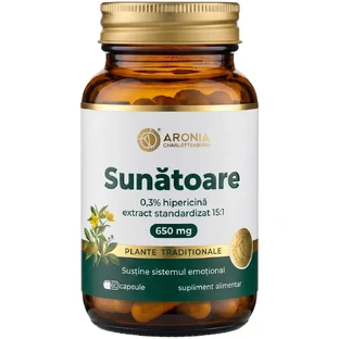Sint-janskruid 650 mg - 60 capsules, Aronia