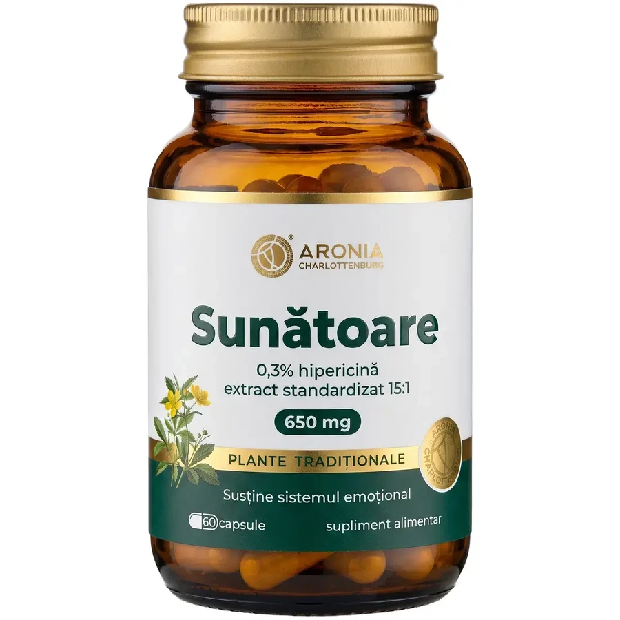Sint-janskruid 650 mg - 60 capsules, Aronia