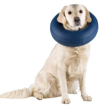 TRIXIE, XS, Schutzkragen für Hunde und Katzen, aufblasbar, Polyurethan, 20-24cm