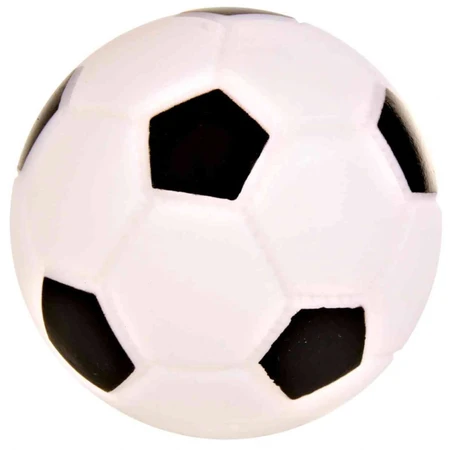 Trixie, pelota de fútbol de juguete para perros, con sonido, Vinilo, 8cm, multicolor