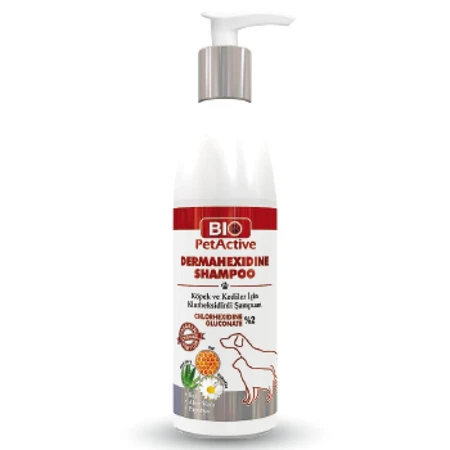 BIO PETACTIVE Dermahexidine, champú para perros, frasco, 250ml