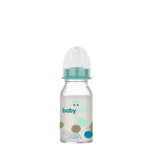 Glazen gedecoreerde fles, 0-24 maanden, 120 ml, BabyNova