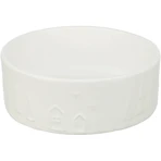 TRIXIE Christmas, miska dla psa, okrągła, ceramiczna, biała, 0.8l, ⌀16cm: ceny i cechy