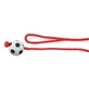 TRIXIE, soccer ball toy with string for dogs, rubber, 6cm x 1m, multicolor