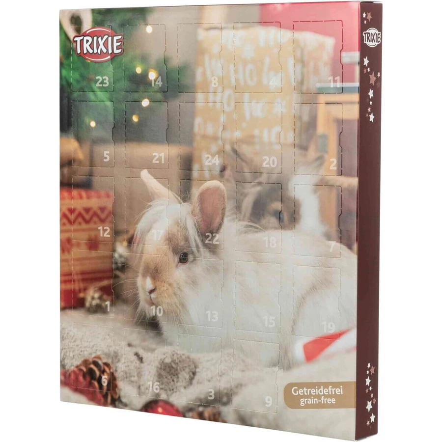 TRIXIE Calendario de Adviento de Navidad, caja de recompensa de animalitos, 499g