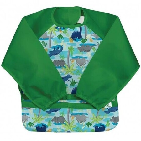 Bavetica multifunctionala cu maneci lungi Aqua Dino Jungle, 12-14 luni, Green Sprouts