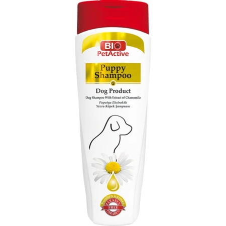 BIO PETACTIVE Puppy, Shampoo für junge Hunde, Kamille, Flasche, 400ml
