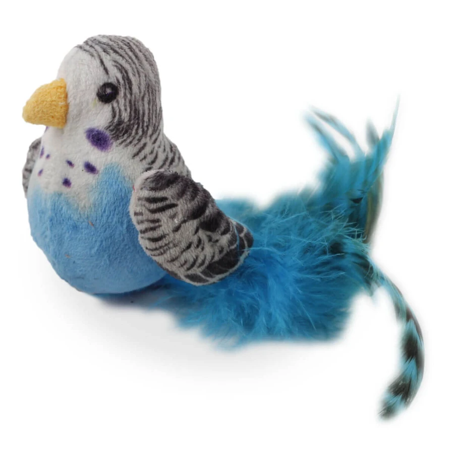 ALL FOR PAWS Bouncing Bird, peluche per gatti, peluche, erba gatta, vari colori