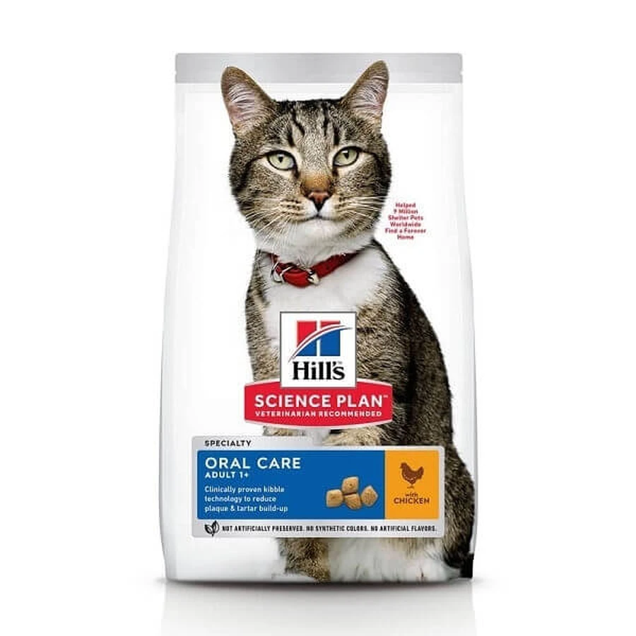 Hill's SP Feline Adult Oral Care Kurczak, 1,5 kg: ceny i cechy