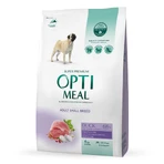 OPTIMEAL Adult, XS-S, Duck, dry food dogs, 4kg